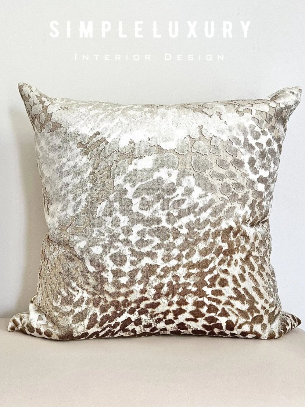 rand New D.V.KAP Home Flirty-Gilt 20"X20" Abstract Throw Pillow Cover